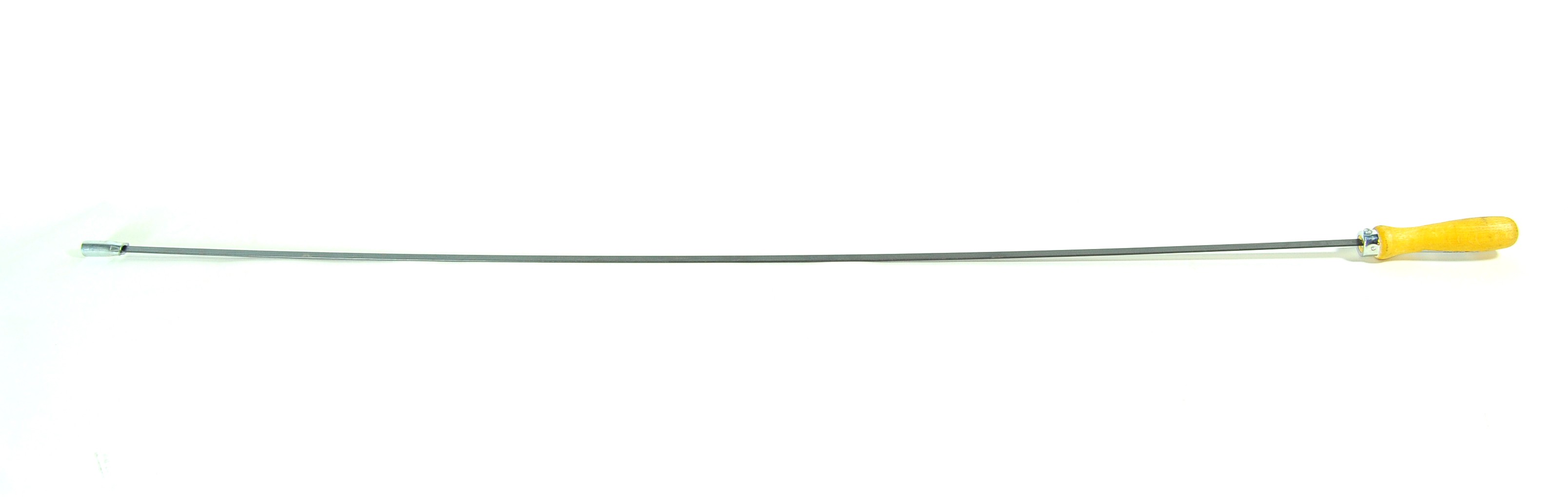 Harjanvarsi  jousiteräs, puukahva, 1850 mm