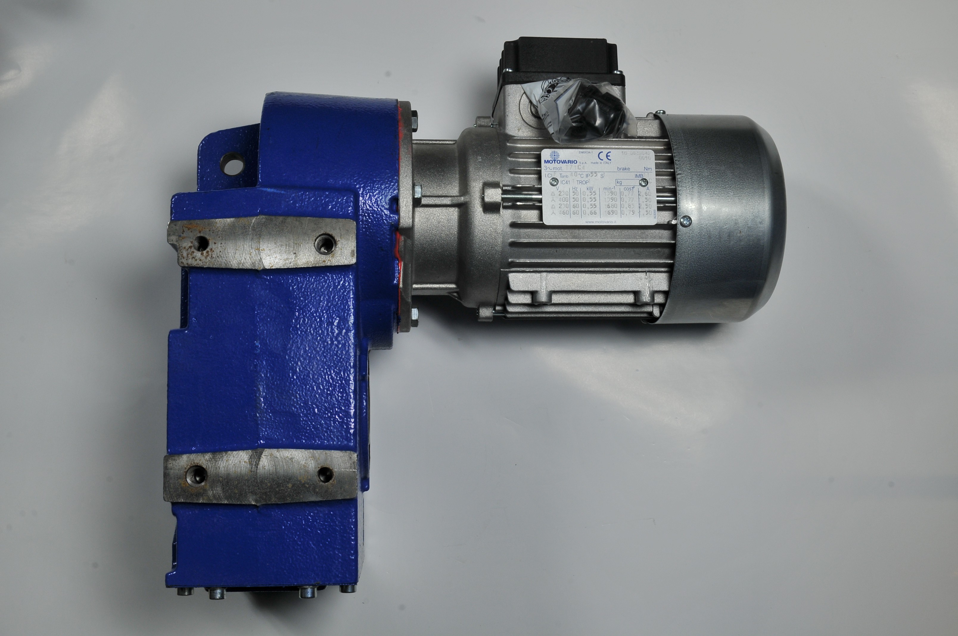 Ash and pellet screw gear motor, Motovario CS052-0,55 kW